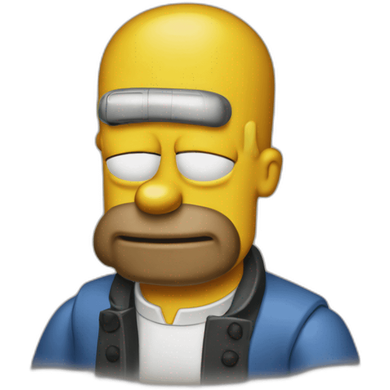 Homero simpson de bartender  emoji