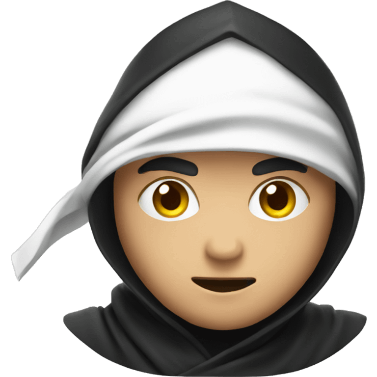 ninja with white hood emoji