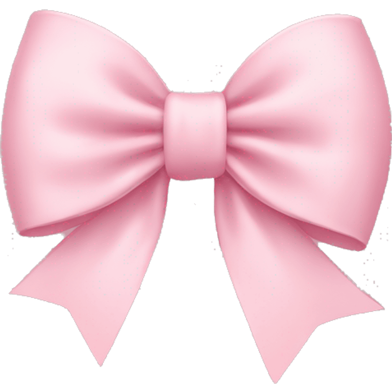 light pink bow on light pink bow emoji