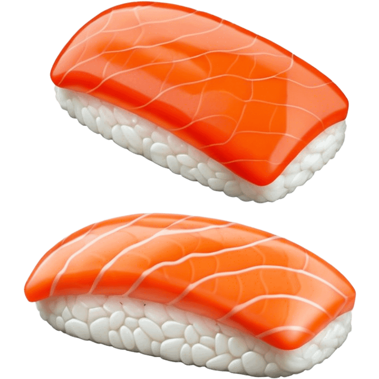 Sushi Cinematic Realistic Sushi Dish Emoji, depicted as one or two artfully arranged pieces of fresh sushi, rendered with delicate textures and subtle, natural lighting that highlights its refined simplicity. emoji