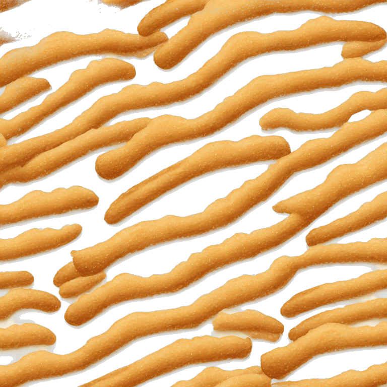 Horizontal filled cream churro emoji