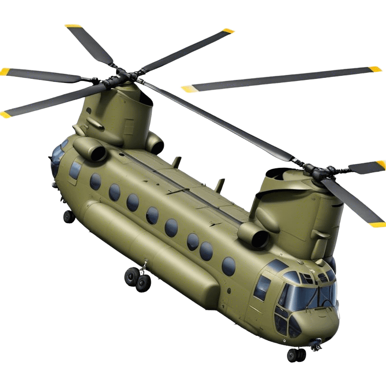 CH-47 Chinook Helicopter - boeing emoji