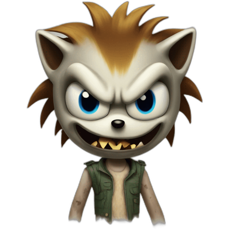 sonic the hedgehog zombie emoji