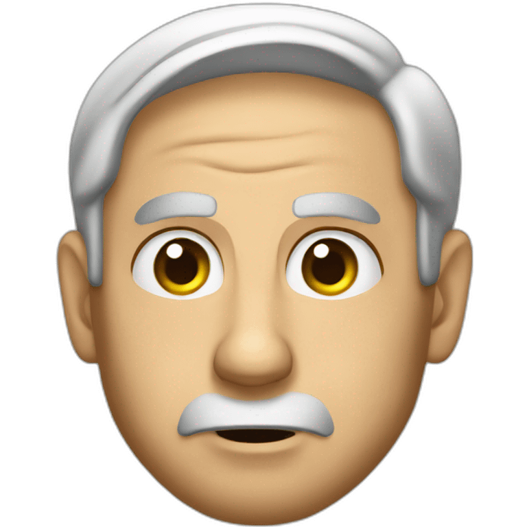 Netanyahu looking scared emoji