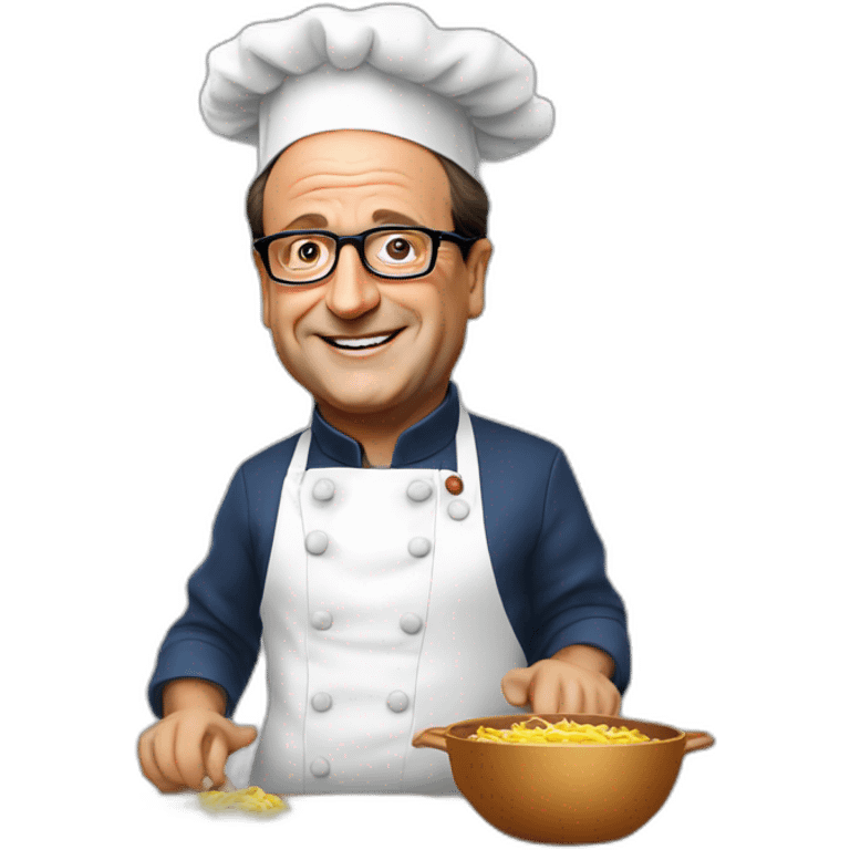 francois hollande cooking emoji