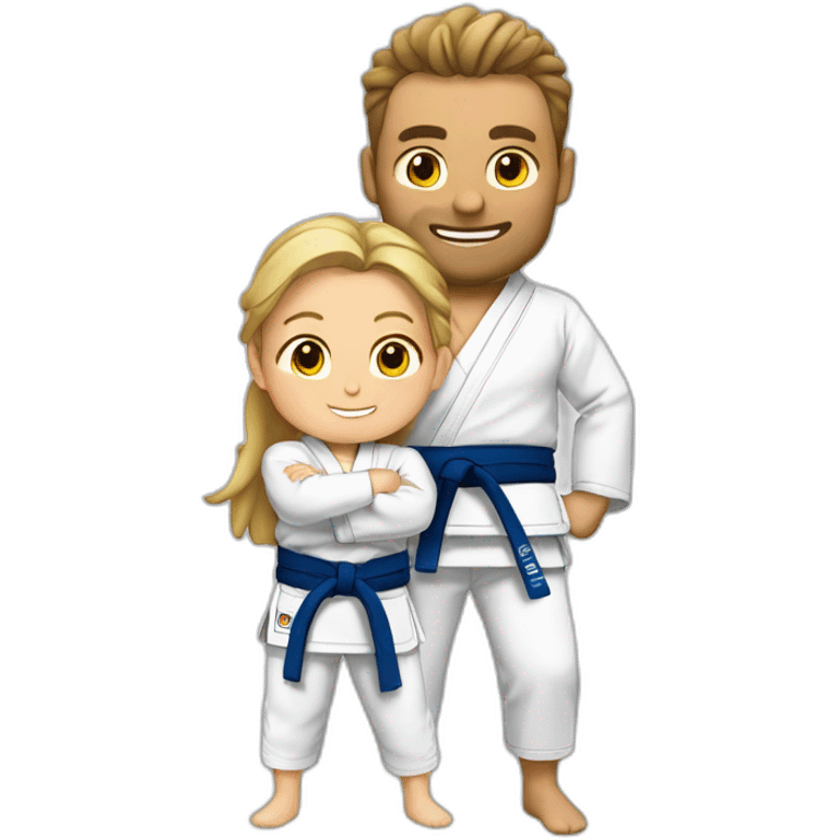 Fanny et Greg de trainingjudo emoji