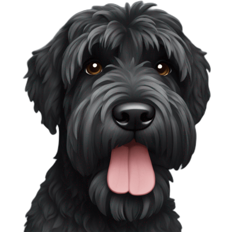 Black Russian terrier emoji