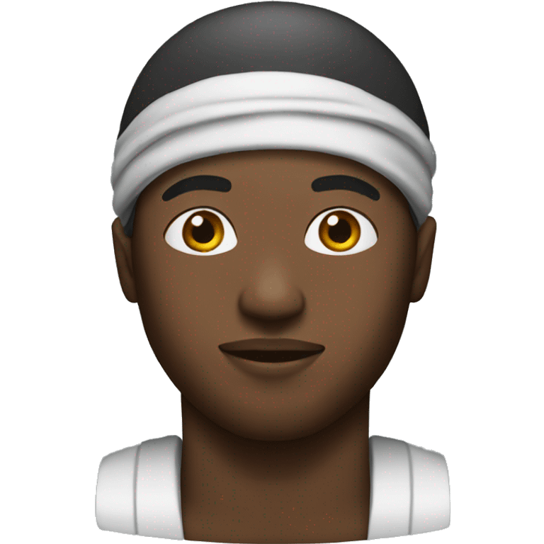 Black man with durag emoji