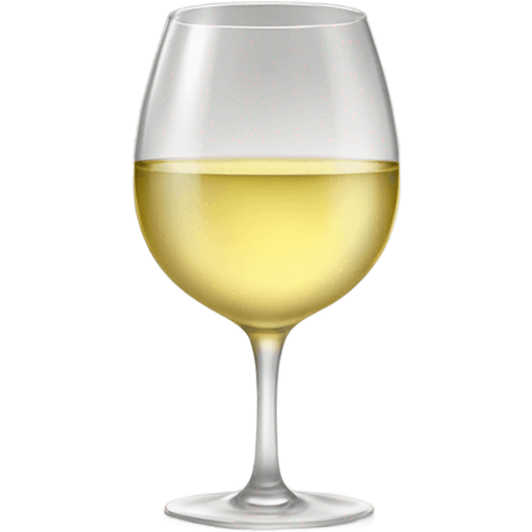 Glass of white wine emoji