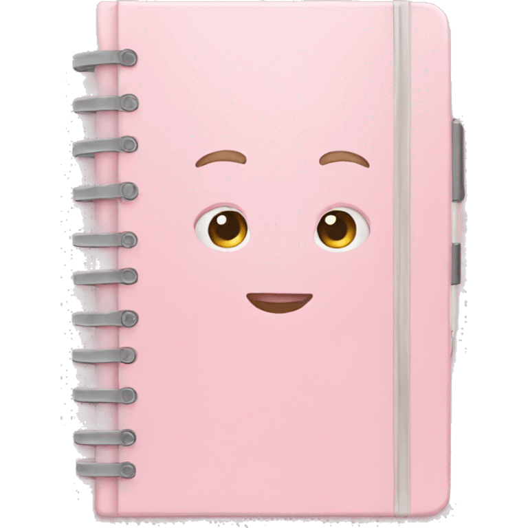 Light pink notebook emoji