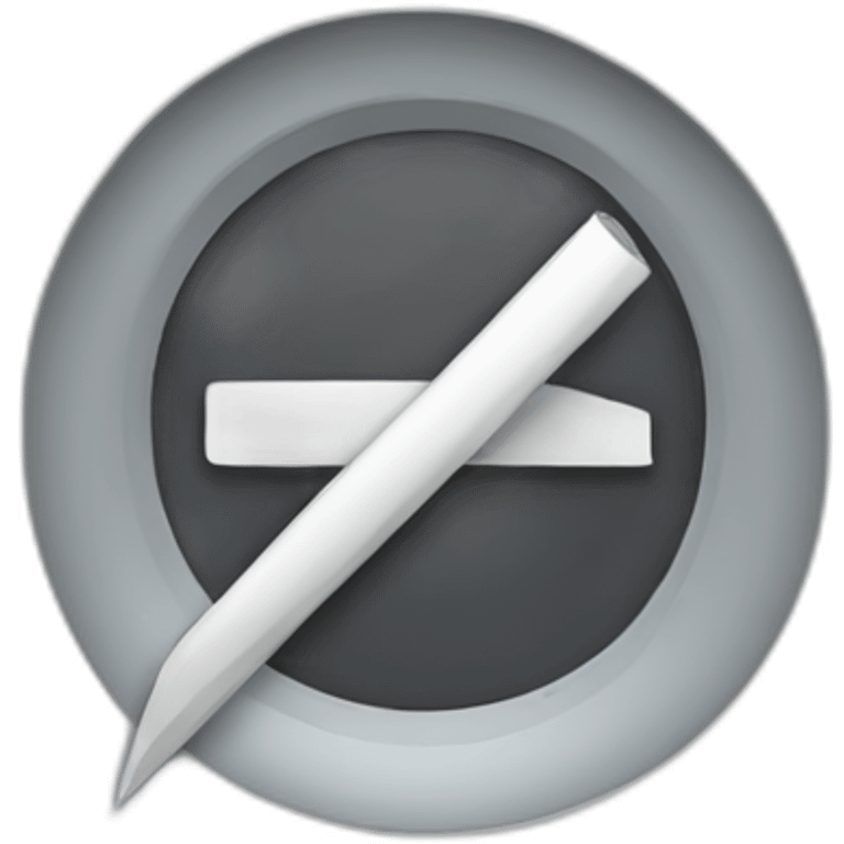 download symbol strike emoji