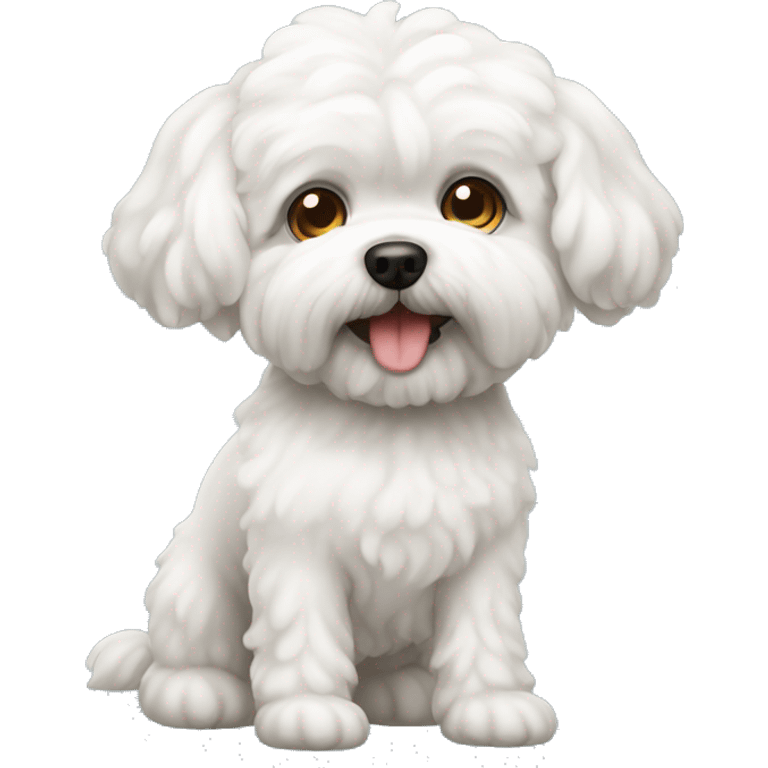 Bichon bolognese dog  emoji