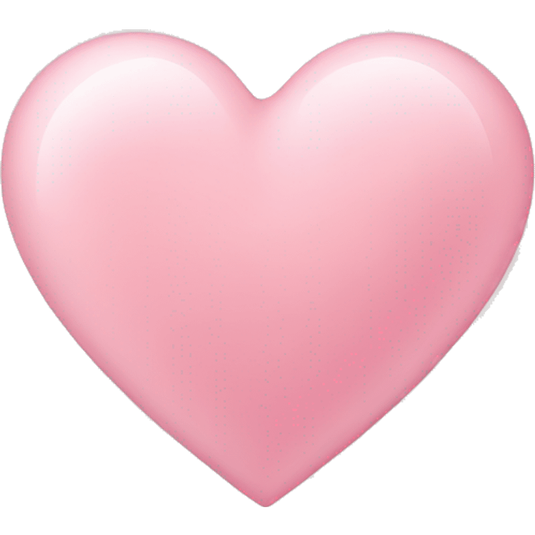 light pink heart emoji