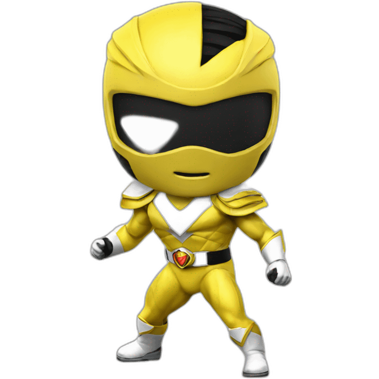 yellow power ranger emoji