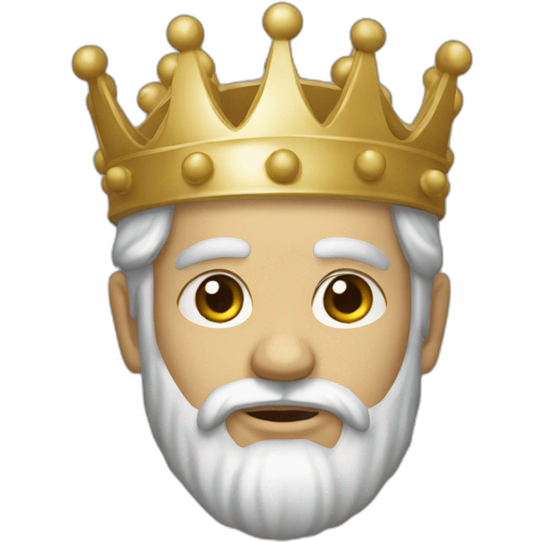 White King of graphics emoji