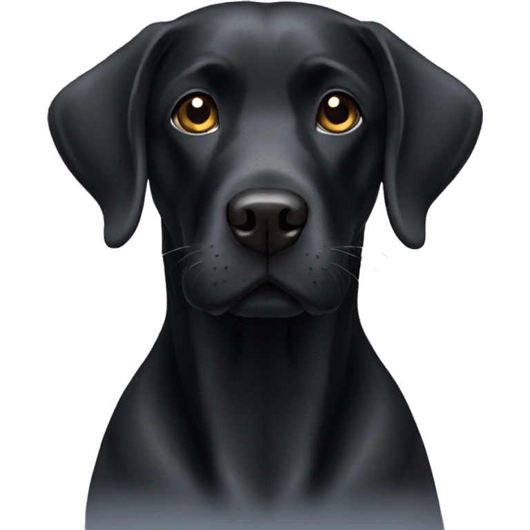 black labrador emoji