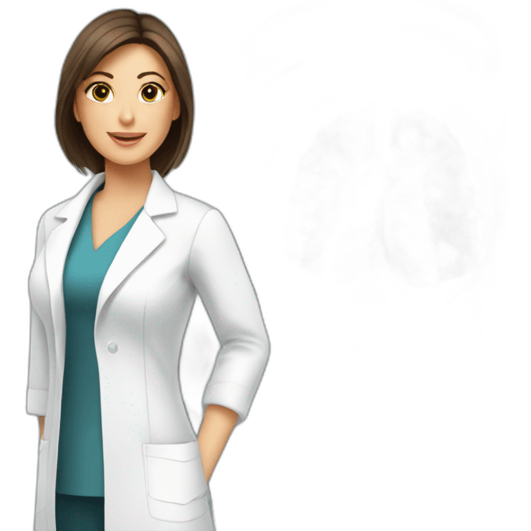 Posh-Radiologist-performing-breast-mri-to-woman emoji