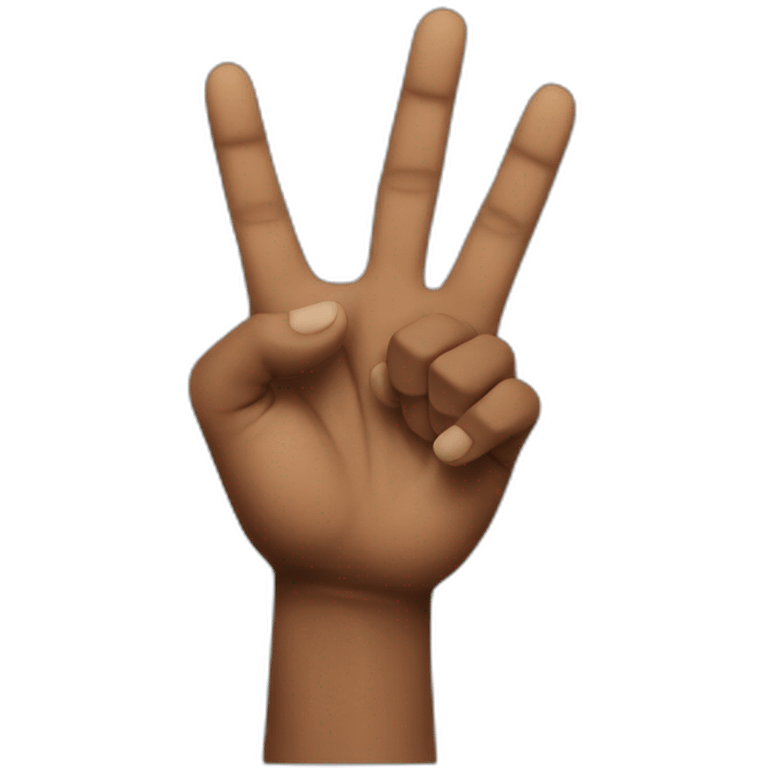 2pac hand sign emoji