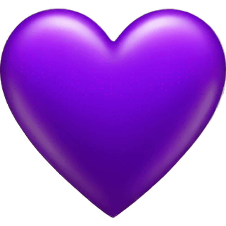 Purple heart emoji