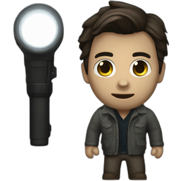 alan wake with flashlight emoji