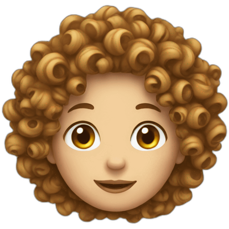 curly hairs emoji