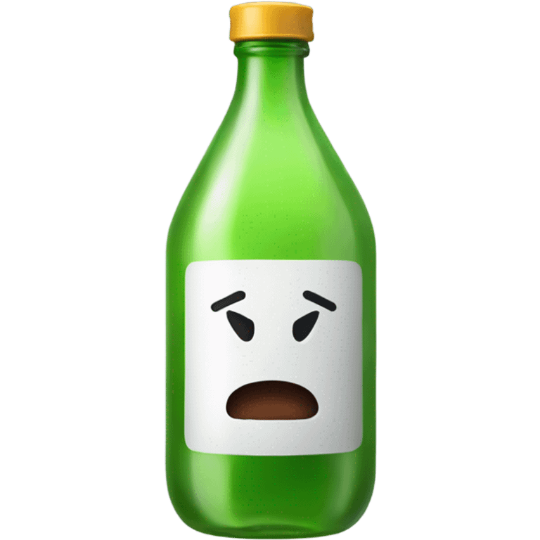 bottle with dangerous liquid emoji