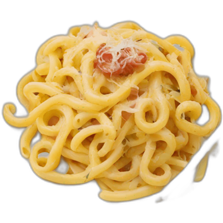 pasta carbonara emoji