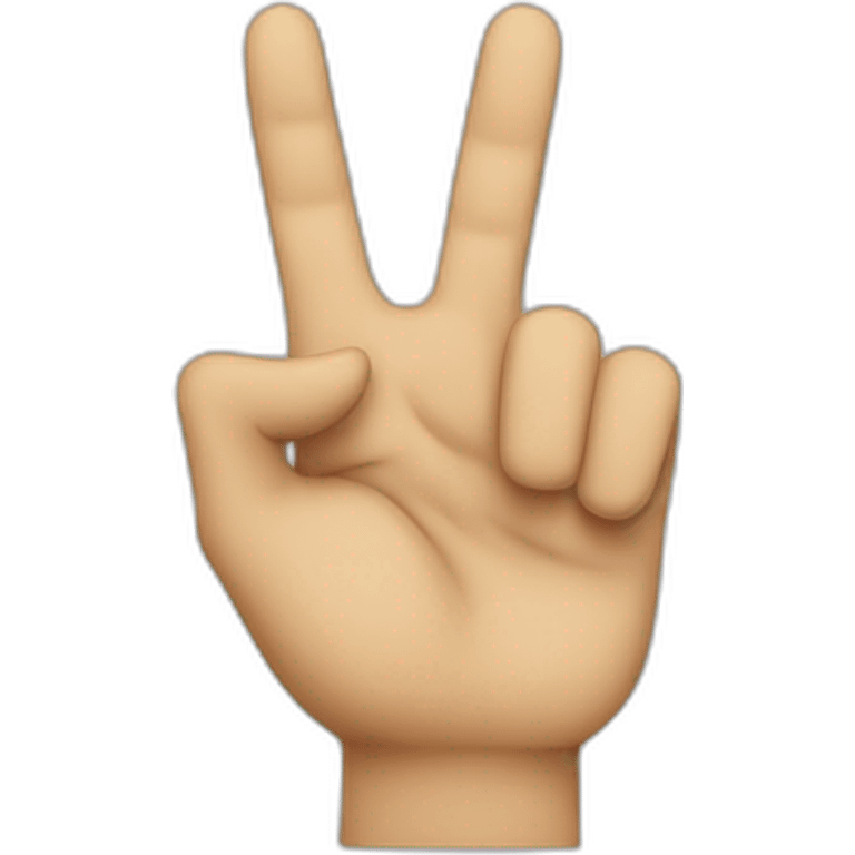 hand showing rocker sign emoji