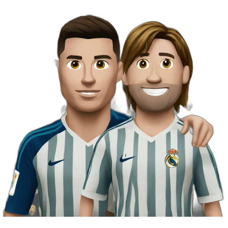 Ronaldo end messi emoji