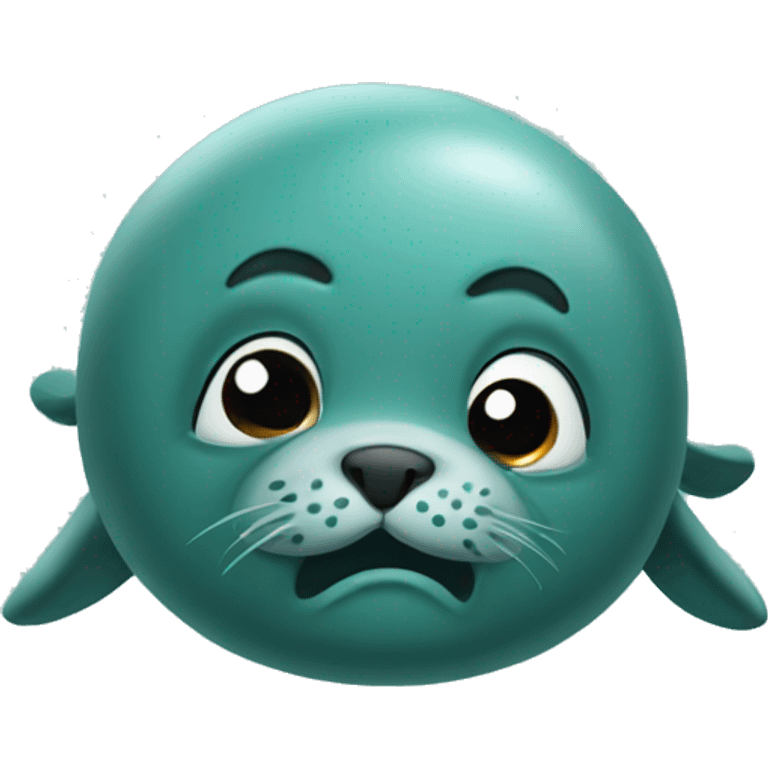 teal seal dizzy confused ordeal emoji