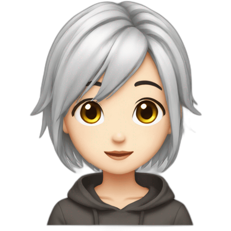 Anime girl cute emoji