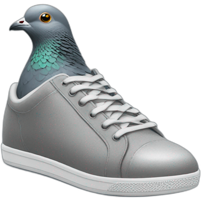 pigeon in sneakers emoji