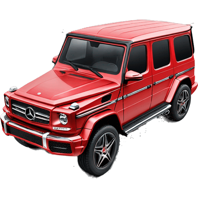 A red g63 Mercedes 2024 emoji