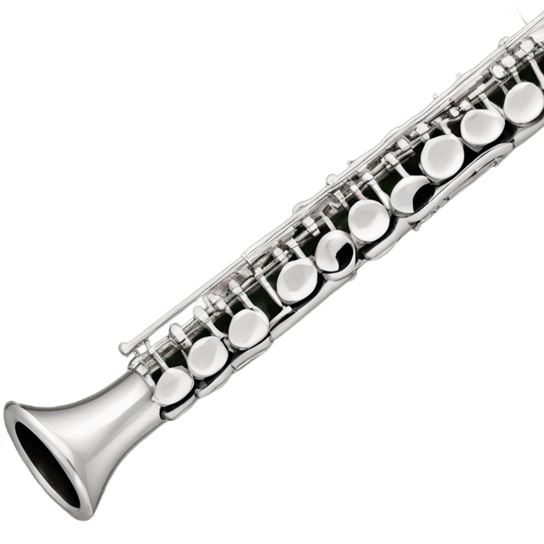 silver edge blown flute emoji