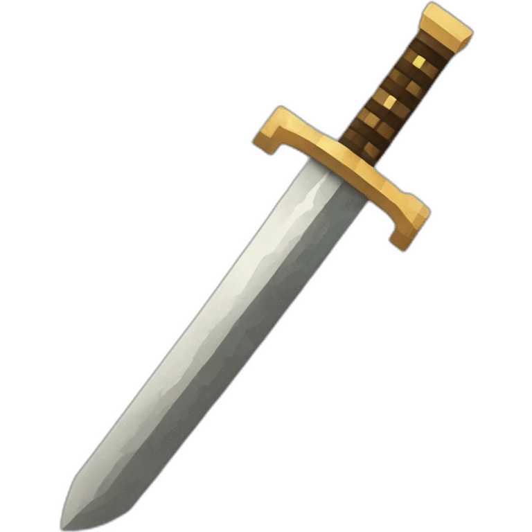 Minecraft sword emoji