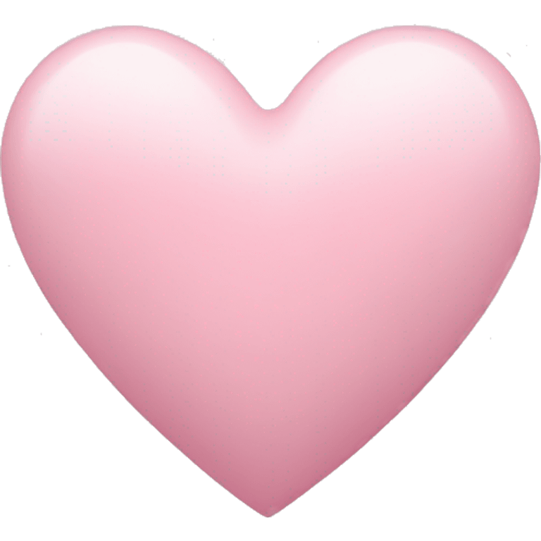 pastel pink heart emoji