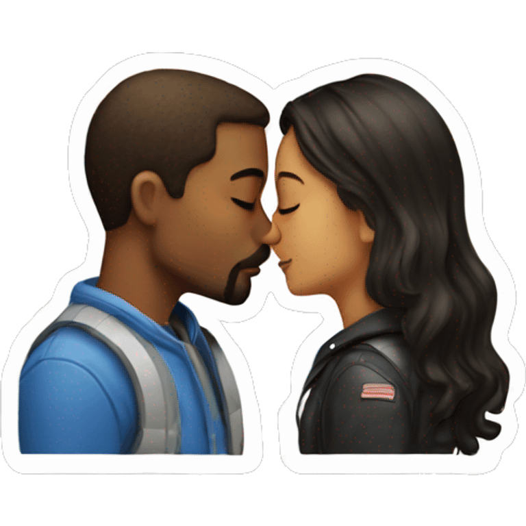 Kiss couple emoji