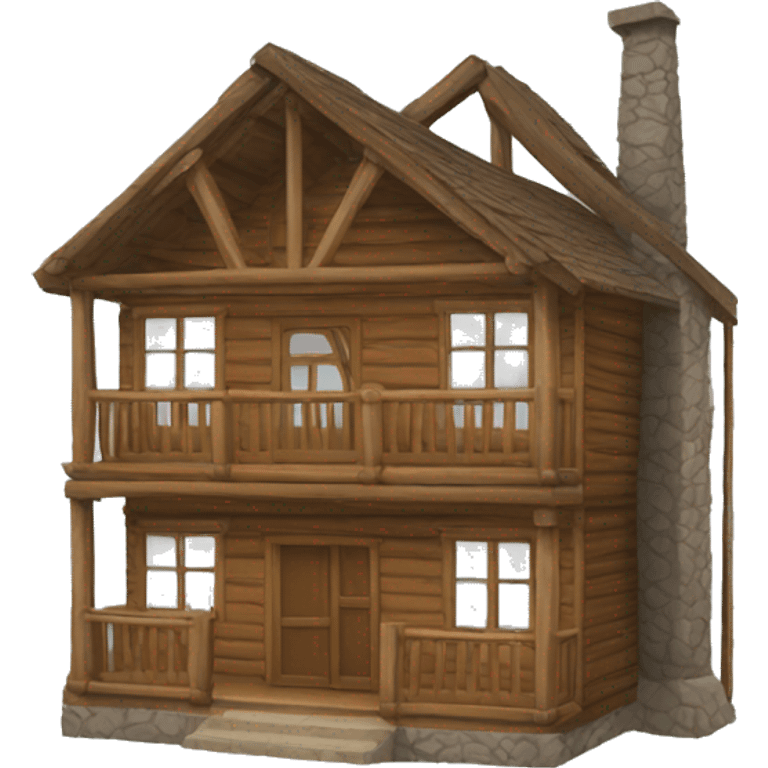 house wood structure emoji