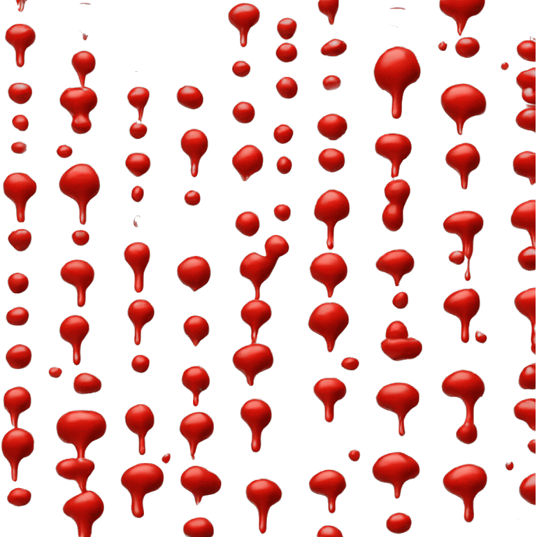 Red paint splash emoji