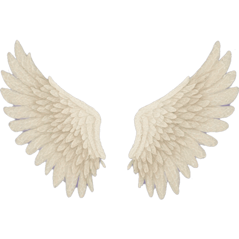 rococo lace angel wings emoji