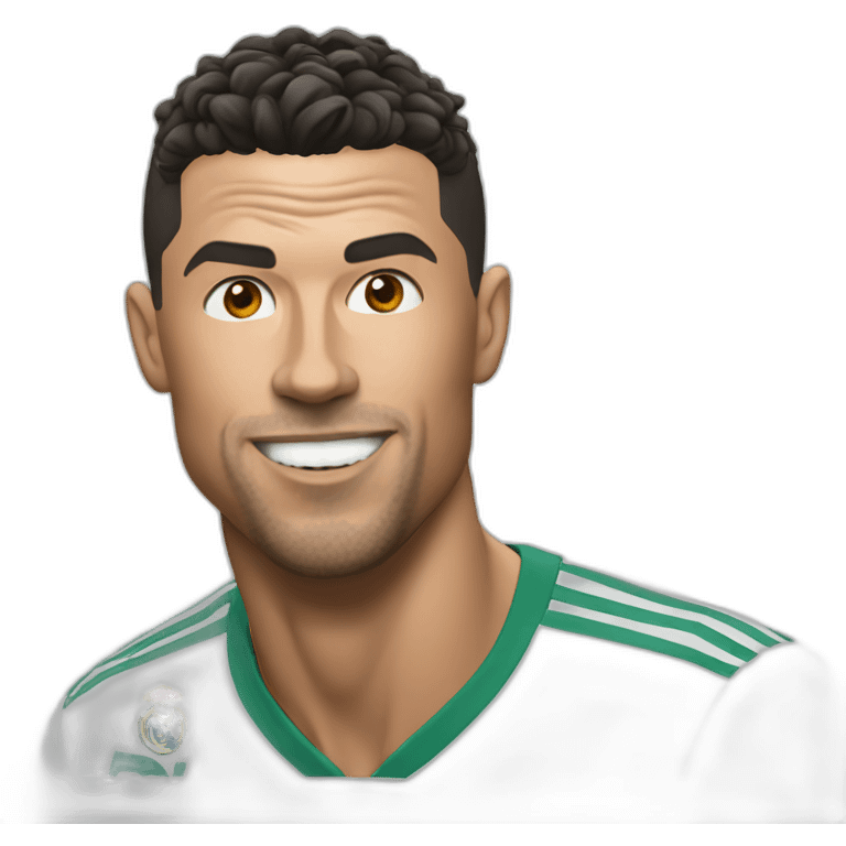 Ronaldo qui fait caca emoji