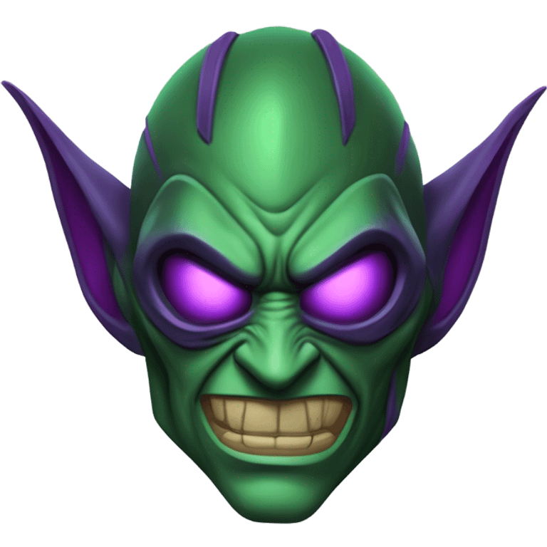 Green Goblin Villain Helmet  emoji