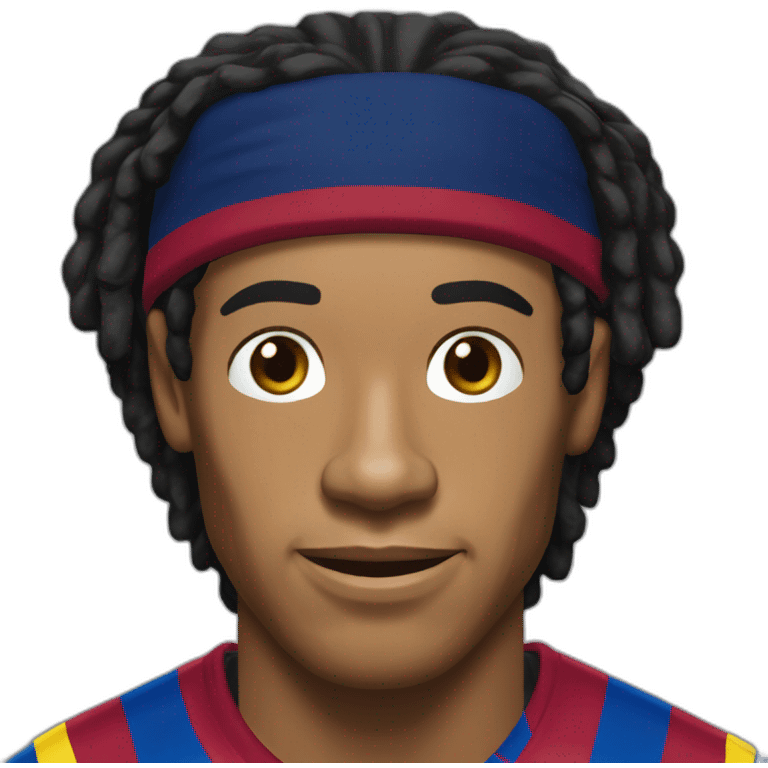 Ronaldinho Barcelona Futbol Club emoji