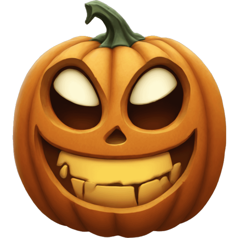 Scary pumpkin  emoji