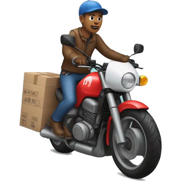 Moto delivery emoji