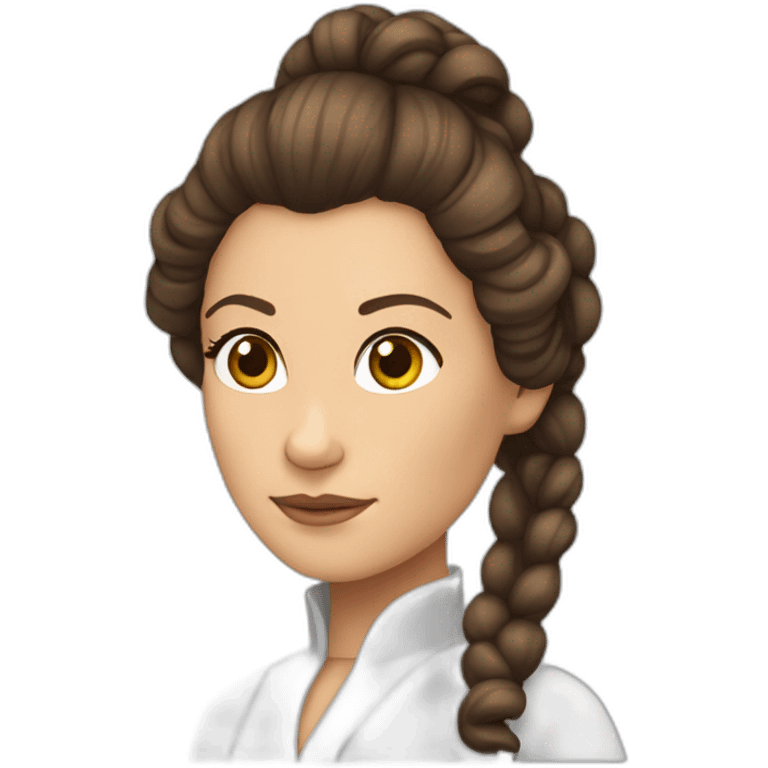 leia hair curls emoji