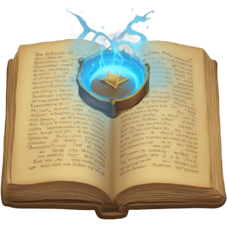 Magic Spell book open emoji