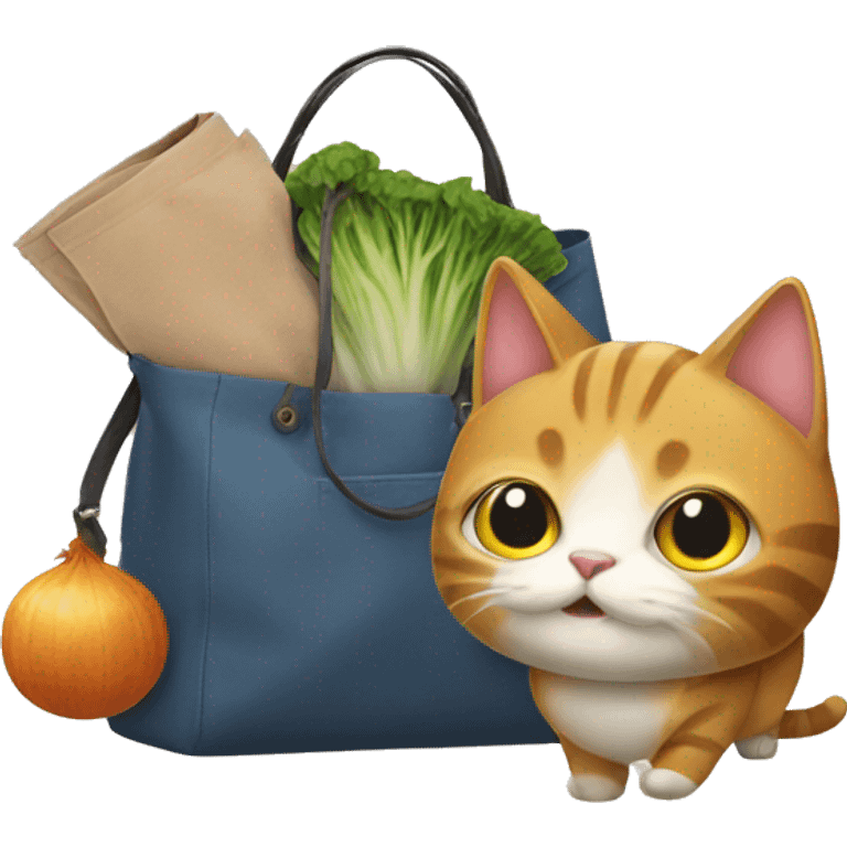 cat and a bag a funonions emoji