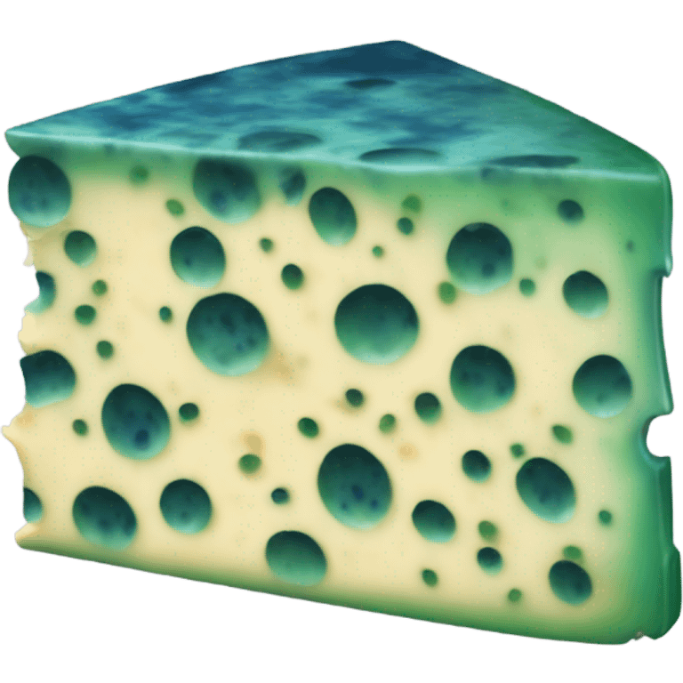 Moldy cheese emoji