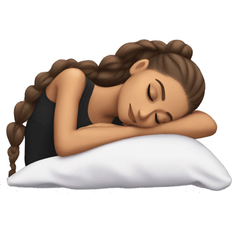 Ariana Grande sleeping emoji